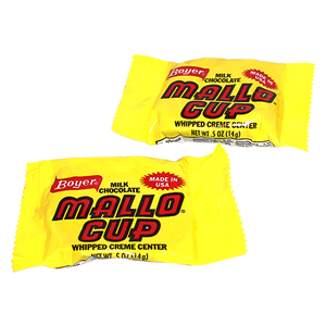 All City Candy Milk Chocolate Mallo Cup Fun Bites - 3 LB Bulk Bag Bulk Wrapped Boyer Candy Company For fresh candy and great service, visit www.allcitycandy.com