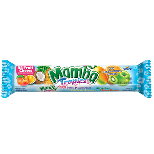 Mamba Tropics Fruit Chews - 2.8-oz. Pack - Visit www.allcitycandy.com for great candy, service and delicious treats.
