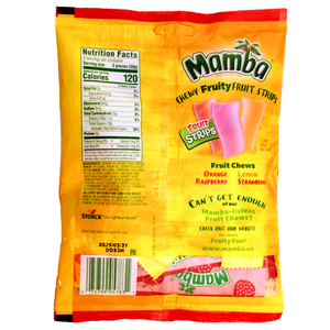 For fresh candy and great service, visit www.allcitycandy.com - Mamba Fruit Strips Fruit Chews 6.3 oz. Bag