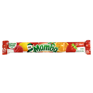 Mamba Holiday Original Fruit Chews 3.73 oz. Bar - Visit www.allcitycandy.com for great candy, service and delicious treats.
