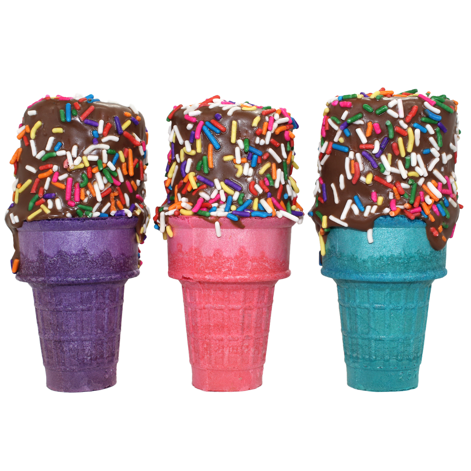 Gourmet Milk Chocolate Covered Marshmallow Ice Cream Cone - Visit www.allcitycandy.com for great candy, service and delicious treats.