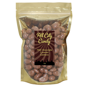 All City Candy Milk Chocolate Cashews Bulk Bag Bulk Unwrapped Albanese Confectionery For fresh candy and great service, visit www.allcitycandy.com