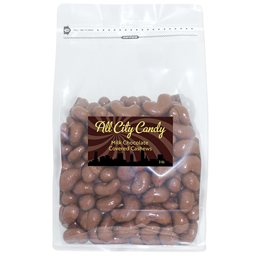 All City Candy Milk Chocolate Cashews Bulk Bag Bulk Unwrapped Albanese Confectionery For fresh candy and great service, visit www.allcitycandy.com