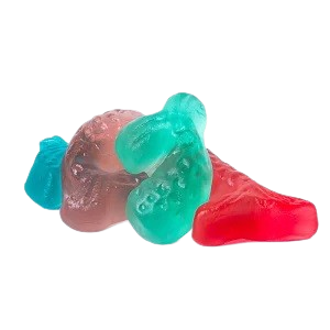All City Candy Mermaid Tails Gummy 8 oz. Cup - For fresh candy and great service, visit www.allcitycandy.com