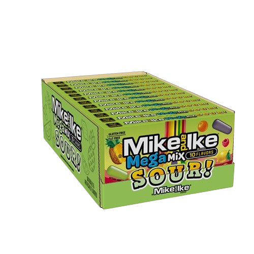 Mike and Ike Mega Mix Sour 4.25 oz. Theater Box - All City Candy