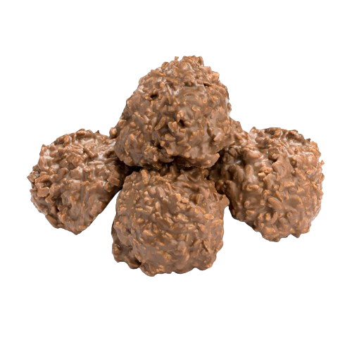 All City Candy Milk Chocolate Toasted Coconut Haystacks - 1 LB Box Chocolate Albanese Confectionery For fresh candy and great service, visit www.allcitycandy.com