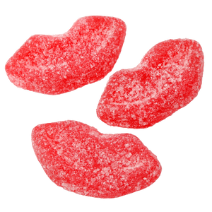 All City Candy Sugar Party Sour Cherry Lips Gummy Candy 6 oz. Bag- For fresh candy and great service, visit www.allcitycandy.com