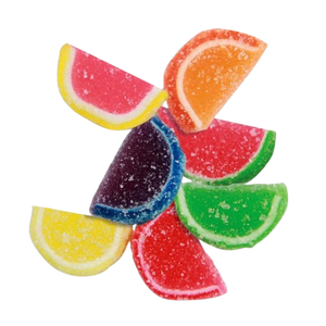 All City Candy Assorted Mini Fruit Slices - 1 lb Package Albanese Confectionery For fresh candy and great service, visit www.allcitycandy.com