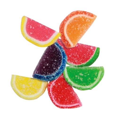 All City Candy Assorted Mini Fruit Slices - 1 lb Package Albanese Confectionery For fresh candy and great service, visit www.allcitycandy.com