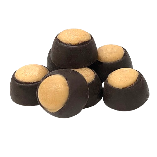 Mini Dark Chocolate Peanut Butter Buckeyes - Bulk Bags - All City Candy