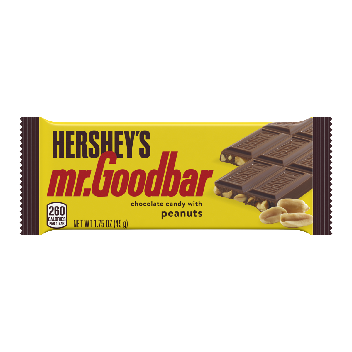 All City Candy Mr. Goodbar Candy Bar 1.75 oz. 1 Bar Candy Bars Hershey's For fresh candy and great service, visit www.allcitycandy.com
