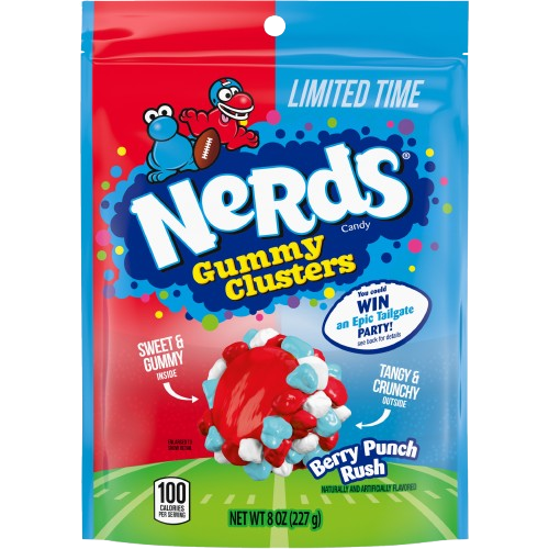 Nerds Clusters Limited Edition Berry Punch Rush 8 oz. Bag