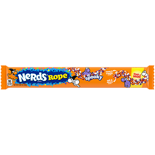 All City Candy Spooky Nerds Rope Gummi Candy .92 oz. 1 Piece Halloween Ferrara Candy Company For fresh candy and great service, visit www.allcitycandy.com