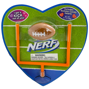 All City Candy Nerf Finger Football Heart 3.17 oz. Box Frankford Candy For fresh candy and great service, visit www.allcitycandy.com