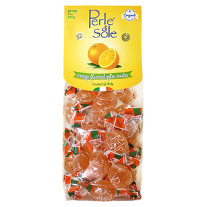 Perle di Sole Orange Jellies 7.05 oz. Bag - Visit www.allcitycandy.com for great candy, service and delicious treats.