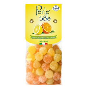 Perle di Sole Citrus Hard Gummy Pearls 8.81 oz. Bag - Discover www.allcitycandy.com for bulk candy, chocolates, gummies & seasonal sweets. Perfect for parties, gifts & everyday treats—shop your favorites now!
