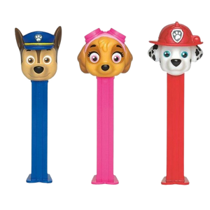 All City Candy PEZ Paw Patrol Collection Candy Dispenser - 1-Piece Blister Pack For fresh candy and great service, visit www.allcitycandy.com