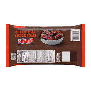 Halloween Chocolatey PayDay Snack Size 10.64 oz. Bag