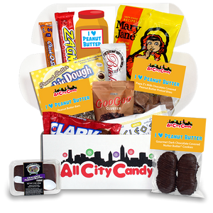 I Love Peanut Butter $30 Assortment Box - For fresh candy and great service, visit www.allcitycandy.com