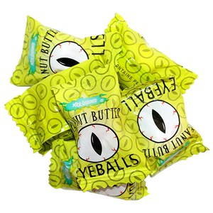 Atkinson's Halloween Peanut Butter Eyeballs 3 lb. Bulk Bag - Visit www.allcitycandy.com for great candy, service and delicious treats.