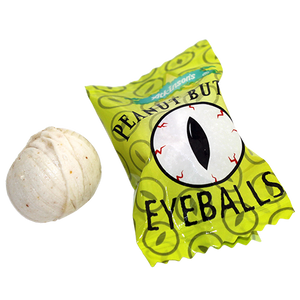 Atkinson's Halloween Peanut Butter Eyeballs 3 lb. Bulk Bag - Visit www.allcitycandy.com for great candy, service and delicious treats.