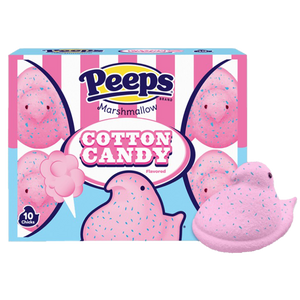 All City Candy Peeps Cotton Candy Flavored Marshmallow Chicks - 10 Chicks 2 Pack Marshmallow Just Born Inc For fresh candy and great service, visit www.allcitycandy.com