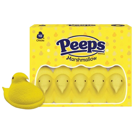 All City Candy Peeps Yellow Marshmallow Chicks 5 Pack Easter Just Born Inc For fresh candy and great service, visit www.allcitycandy.com