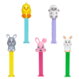 All City Candy PEZ Easter Collection Candy Dispenser - 1 Piece Blister Pack Easter PEZ Candy For fresh candy and great service, visit www.allcitycandy.com