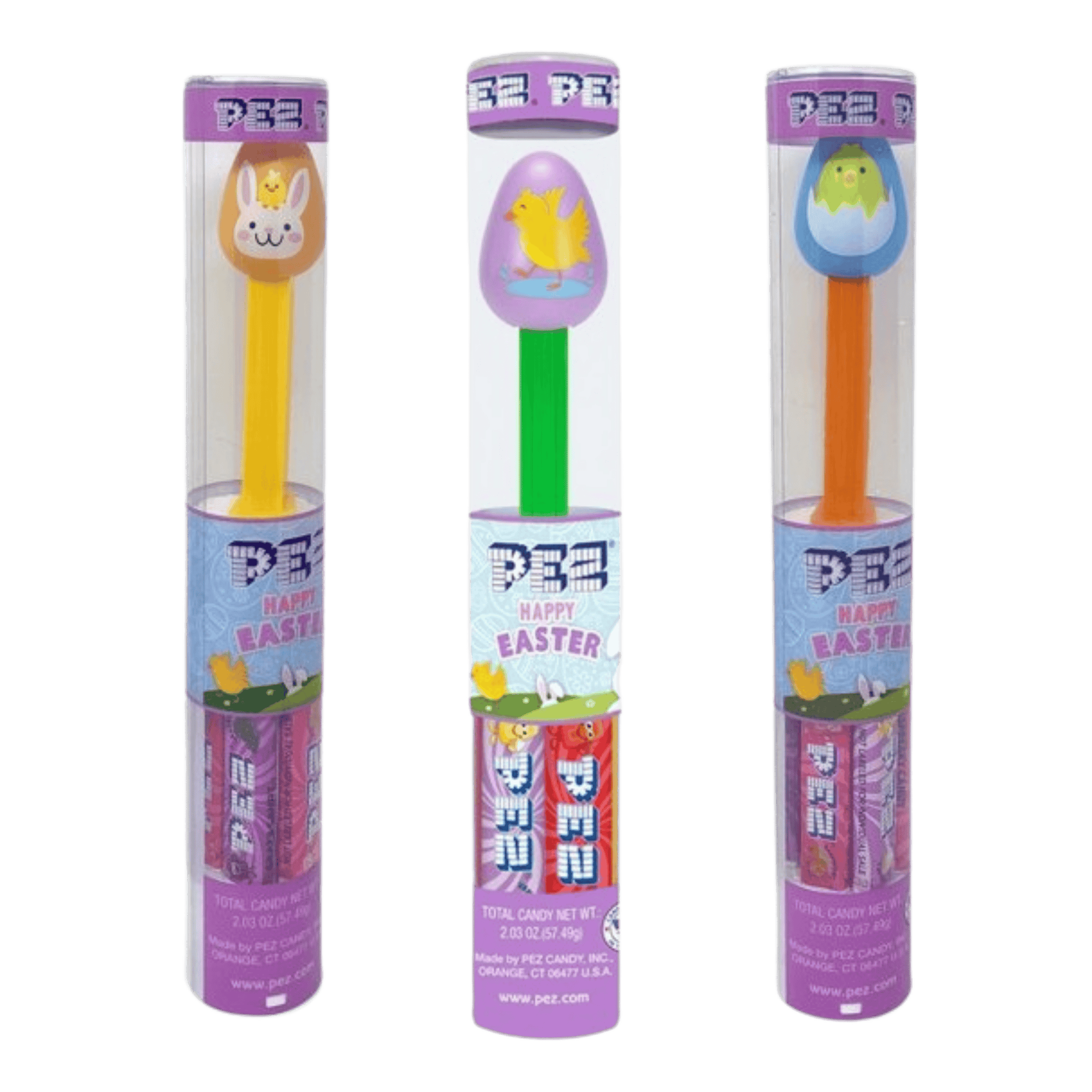 All City Candy PEZ Easter Collection Candy Dispenser - 1-Piece Tube Easter PEZ Candy For fresh candy and great service, visit www.allcitycandy.com