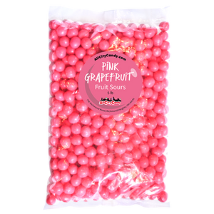 All City Candy Pink Grapefruit Fruit Sours Candy - 5 LB Bulk Bag Bulk Unwrapped Sweet Candy Company For fresh candy and great service, visit www.allcitycandy.com