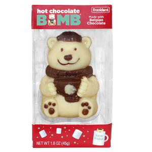 Frankford Polar Bear Figure Hot Chocolate Bomb 1.6 oz. Box - Visit www.allcitycandy.com for great candy, service and delicious treats.