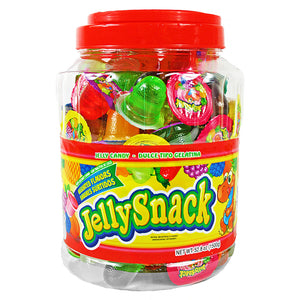 All City Candy Jelly Snack 100 piece Assorted 52.8 oz. Jar - For fresh candy and great service, visit www.allcitycandy.com