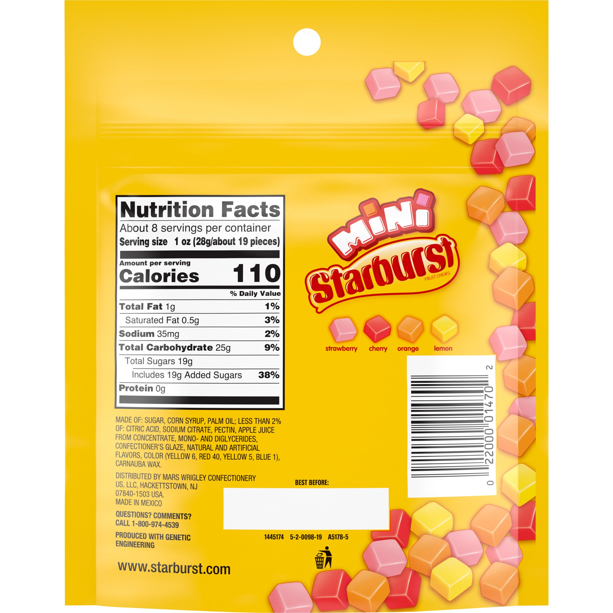 Starburst Nutrition Facts