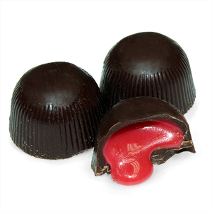 Waggoner Wrapped Dark Chocolate Raspberry Cream 1 lb. Box - For fresh candy and great service, visit www.allcitycandy.com