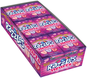 Razzles Hearts Candy - 2-oz. Box