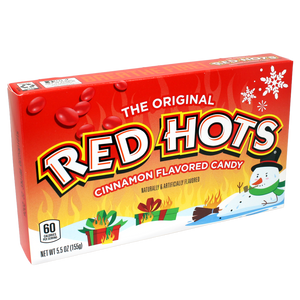 All City Candy Red Hots Cinnamon Candy  holiday box - 5.5-oz. Theater Box Theater Boxes Ferrara Candy Company 1 Box For fresh candy and great service, visit www.allcitycandy.com