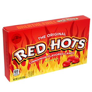 All City Candy Red Hots Cinnamon Candy  box - 5.5-oz. Theater Box Theater Boxes Ferrara Candy Company 1 Box For fresh candy and great service, visit www.allcitycandy.com