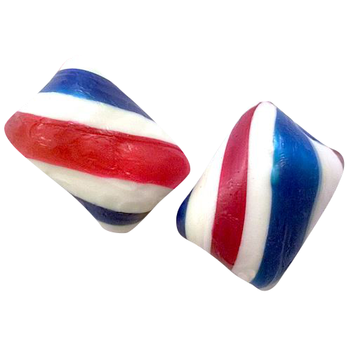 All City Candy Red, White & Blue Mint Twists Hard Candy - 3 LB Bulk Bag Bulk Wrapped Atkinson's Candy Default Title For fresh candy and great service, visit www.allcitycandy.com