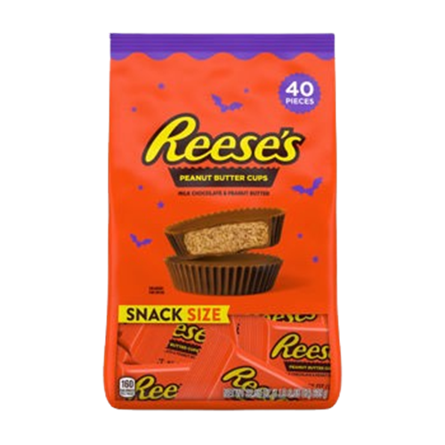 Reese's Halloween PB Cup Snack Size 40 Count 22.5 oz. Bag