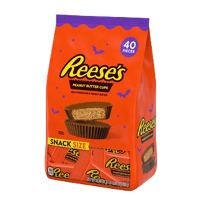 Reese's Halloween PB Cup Snack Size 40 Count 22.5 oz. Bag