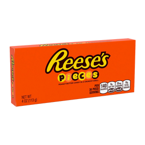 All City Candy Reese's Pieces Candy - 4-oz. Theater Box Theater Boxes Hershey's For fresh candy and great service, visit www.allcitycandy.com