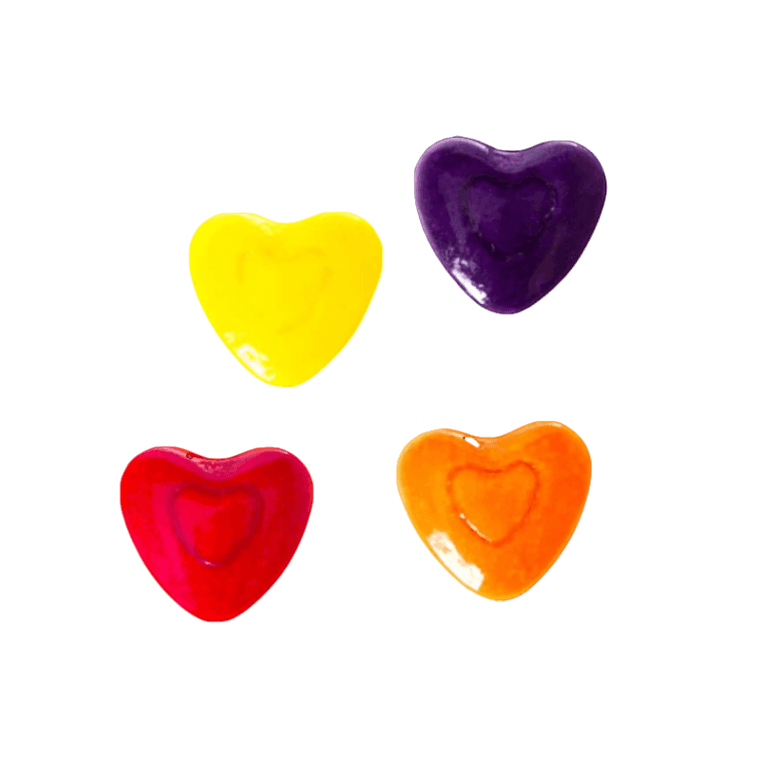 All City Candy Assorted Colors Crazy Hearts Pressed Candy - Bulk Bags Bulk Unwrapped SweetWorks For fresh candy and great service, visit www.allcitycandy.com