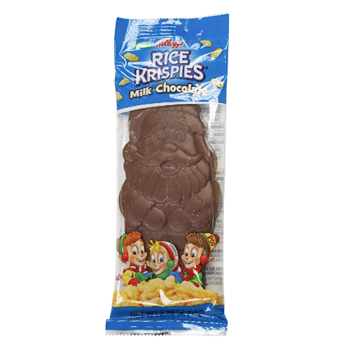 For fresh candy and great service, visit www.allcitycandy.com - Frankford Kellogg's Rice Krispies Milk Chocolate Santa 2.25 oz.