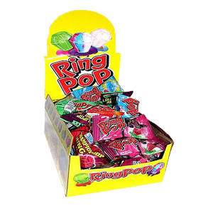 All City Candy Ring Pop Candy .5 oz. - Case of 24 Lollipops & Suckers Bazooka Candy Brands For fresh candy and great service, visit www.allcitycandy.com