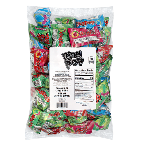 Ring Pop 50 Count Bulk Bag 25 oz.