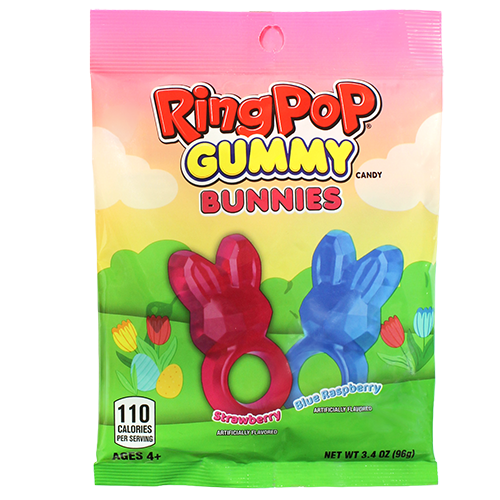 Ring Pop Gummy Bunnies 3.4 oz. Bag