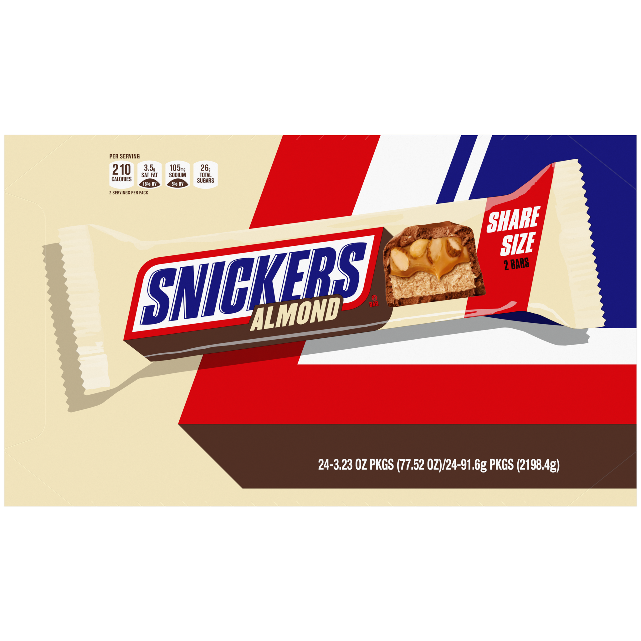 Snickers Fun Size Almond Chocolate Bars - 10.23 oz