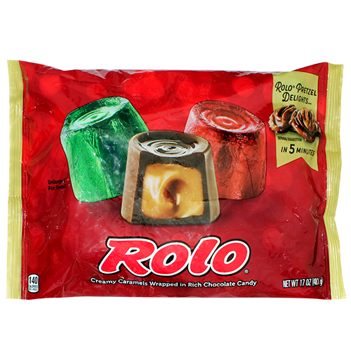 ROLO Holiday Caramels – 17 oz. Bag | Gluten Free Kosher Candy - All ...