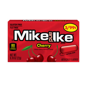 Mike and Ike Cherry 0.78 oz. Box - For fresh candy and great service, visit www.allcitycandy.com