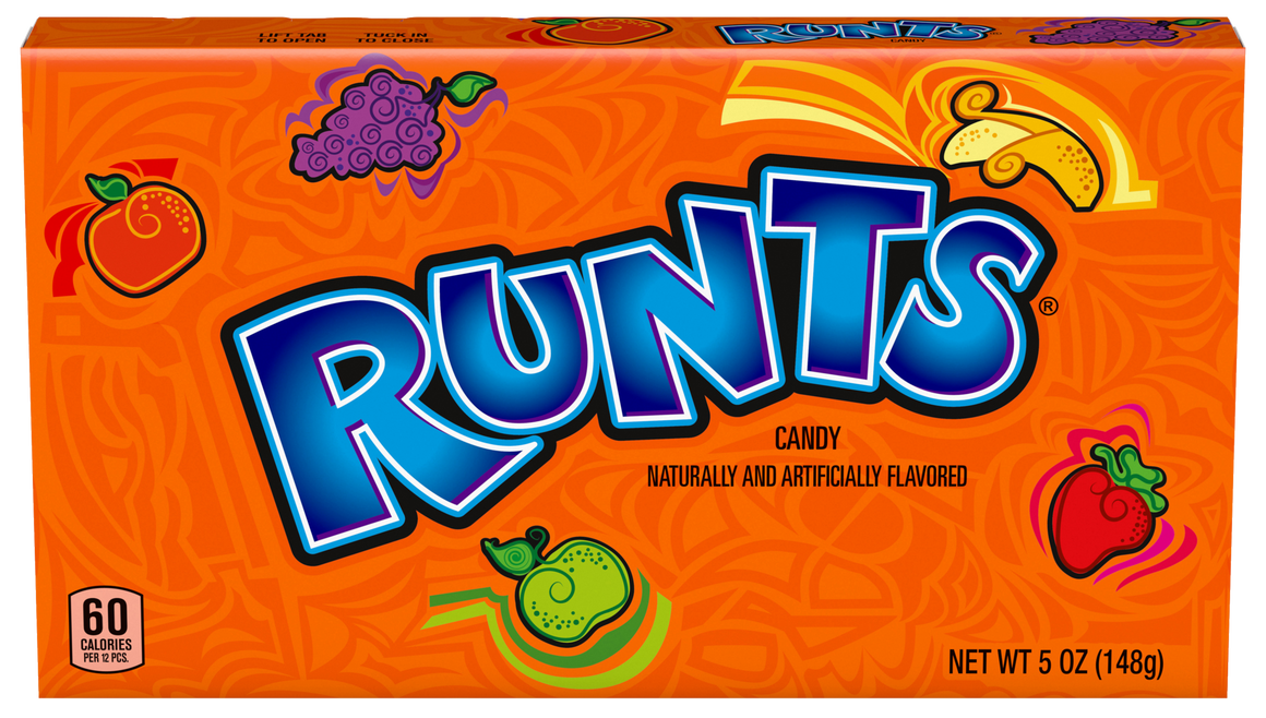 All City Candy Runts Candy - 5-oz. Theater Box Theater Boxes Ferrara Candy Company For fresh candy and great service, visit www.allcitycandy.com